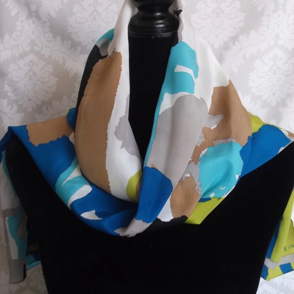 Vintage Anne Klein Floral Scarf
